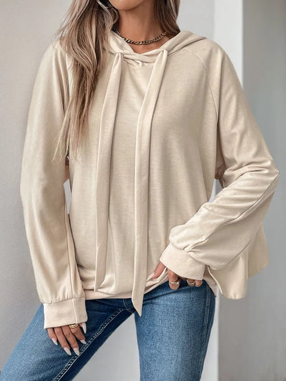 Sports and leisure personalized hooded ruffled